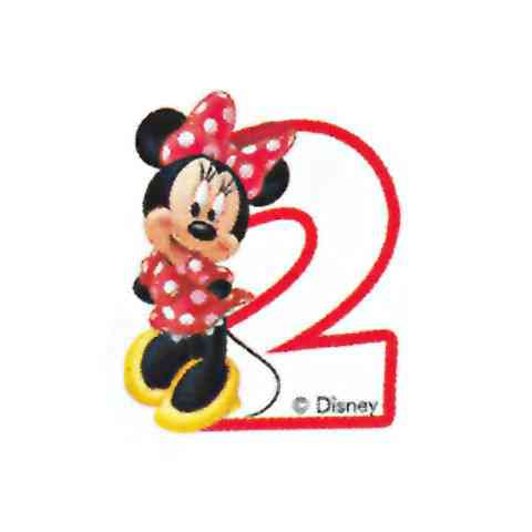 Disney Minnie Mouse Rođendanska Svijeca Broj 2 Kupovina Igrackeshop