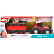 ABC Massey traktor za prijevoz životinja s konjem - Simba Toys