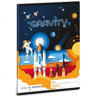 Ars Una: Gravity astronaut kvadratična bilježnica A/5