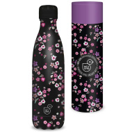 Ars Una: Pearl Blossom Black dvostruka metalna boca u ukrasnoj kutiji 500ml