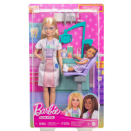 Barbie plavokosa zubarica karijera lutka set - Mattel