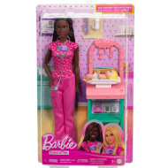 Barbie smeđa dječja liječnica karijera lutka set - Mattel