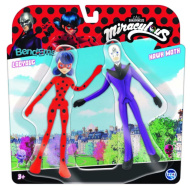 Bend-ems Miraculus figura set 2 komada, Ladybug protiv Hawk Motha