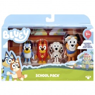 Bluey: Bluey i prijatelji u školi set od 4 igračke-figurice