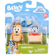 Bluey: Paket dvostrukih figura - Baby Bluey i Chilli