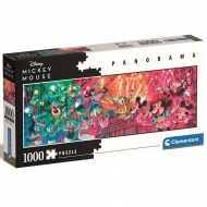 Disney klasici - Mickey Mouse disco 1000 komada panorama puzzle - Clementoni