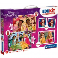 Edukit: Disney Princeze 4 u 1 igra kolekcija - Clementoni