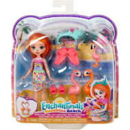 Enchantimals: Florinda flamingo obitelj set igračaka - Mattel