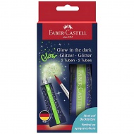 Faber-Castell: Ljepilo sa sjajem koje svijetli u mraku 2x12ml