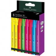 Faber-Castell: Textliner 38 Set za isticanje teksta s fluorescentnim bojama, pakiranje od 8 komada