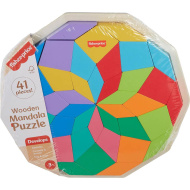 Fisher-Price: Drvena mandala slagalica - Mattel