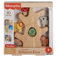 Fisher Price: Wood drvena ravnotežna šumica - Mattel