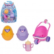 Hatchimals Alive! Hatch NStroll iznenađenje figura set u jajetu, s kolicima