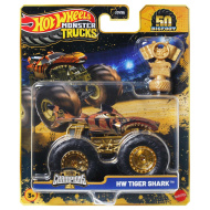 Hot Wheels Monster Trucks: Tiger Shark prvak s peharom 1/64 - Mattel