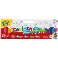 Jumbo 40-dijelni maxi set flomastera - Carioca