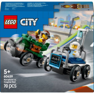 LEGO® City: Avion protiv bolničkog kreveta, paket trkaćeg automobila (60459)