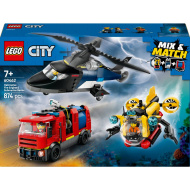 LEGO® City: Helikopter, vatrogasno vozilo i podmornica u paketu (60462)