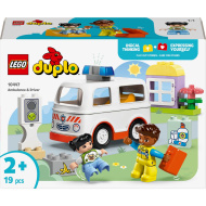 LEGO® DUPLO®: Hitna pomoć i vozač hitne pomoći (10447)