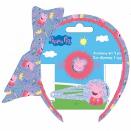 Luna: Peppa Pig dodaci za kosu s trakom za glavu, set od 3 komada