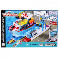 Majorette: Creatix Maersk Teretni logistički brod s vozilom set - Simba Toys