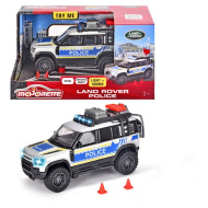 Majorette: Land Rover metalni policijski automobil sa svjetlom i zvukom 12cm - Simba Toys