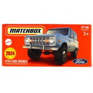 Matchbox: Automobilčić 1970 Ford Bronco u kartonskoj kutiji 1/64 - Mattel