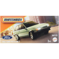 Matchbox: Automobilčić Ford Fiesta MK 2 iz 1983. u papirnatoj kutiji 1/64 - Mattel