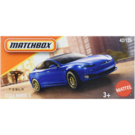 Matchbox: Plavi mali automobil Tesla Model S u kartonskoj kutiji 1/64 - Mattel