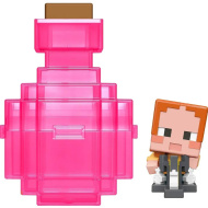 Minecraft Reveal minifigura u ružičastoj kutiji - Mattel