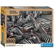 National Geographic - Zebre 1000 komada puzzle - Clementoni