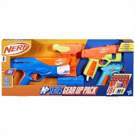 Nerf: N-Series: Gear Up Pack 3-dijelni set za ispaljivanje spužvi s 18 metaka - Hasbro