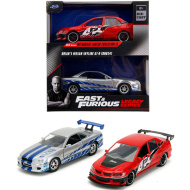 Pakleni plan: Mitsubishi Lancer Evolution IX i Nissan Skyline GT-R (BNR34) set od 2 komada u mjerilu 1/32 - Jada Toys