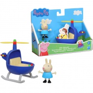 Peppa Pig: Set malog helikoptera i figure Rebeka Zec - Hasbro