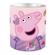 Peppa Pig cilindrični metalni stolni držač za olovke 10x11cm