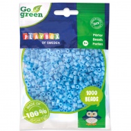 PlayBox: Go Green 5mm MIDI peglice perle u pakiranju od 1000 komada svijetlo plave boje.