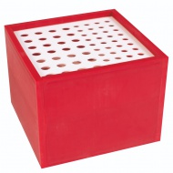 PlayBox: Kutija za držanje kistova s 64 mjesta, 13x13x10 cm