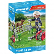 Playmobil: Vatrogasac spašava životinje (71467)