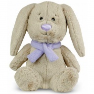 Plush bunny s sjajnim nosom, ljubičastom bradom 25cm