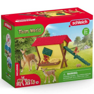 Schleich: Farm World - Set za hranjenje šumskih životinja (42658)