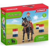 Schleich: Farm World - Set za utrku s bačvama s kaubojkom (42576)