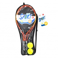 Set teniskih reketa s 2 loptice u torbi 52cm