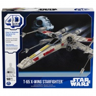 Star Wars: T-65 X-wing Starfighter svemirski brod 4D puzzle od 160 dijelova - Spin Master