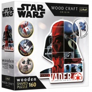 Wood Craft: Star Wars - Darth Vader 160 komada premium drvena slagalica - Trefl