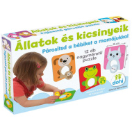 Životinje i njihovi mladunci - Puzzle za uparivanje