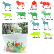 Animal World: Prozirni set od 12 figura divljih životinja