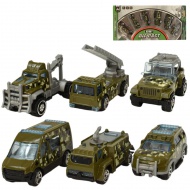 Army Die-Cast: Set od 6 vojnih malih automobila