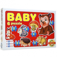 Baby Puzzle šumske životinje - D-Toys