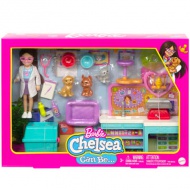 Barbie: Set za igru ​​veterinarka Chelsea - Mattel