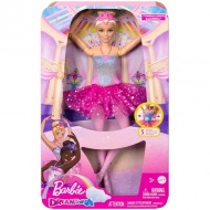 Barbie®: Vilinska balerina duginih boja sa plavom kosom i svjetlom - Mattel