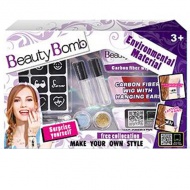 Beauty Bomb Teen set svjetlucave šminke sa šarenim kopčama za kosu